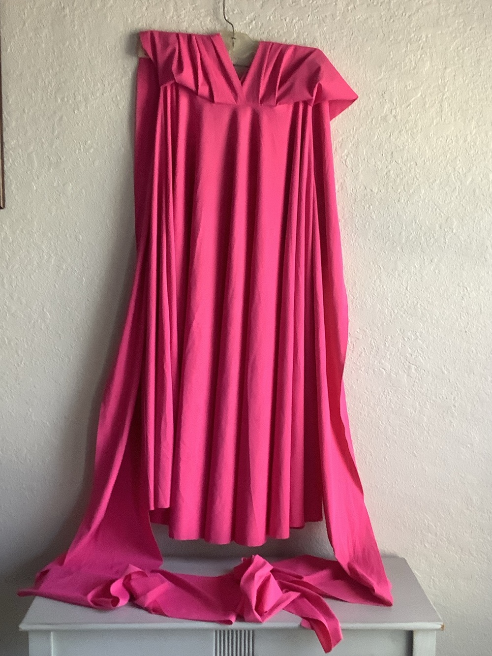 Blackmilk Bold Fuchsia Pink Maxi Wrap Dress - Picture 5 of 10